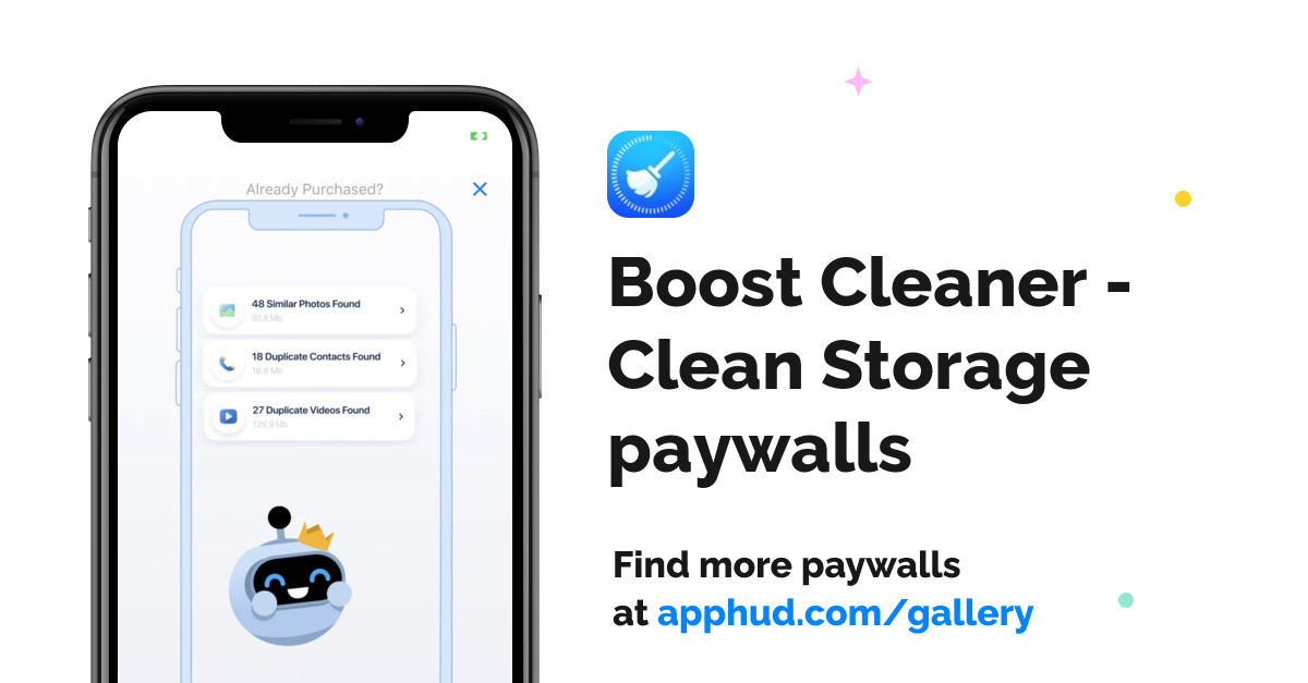 Boost Cleaner Clean Storage