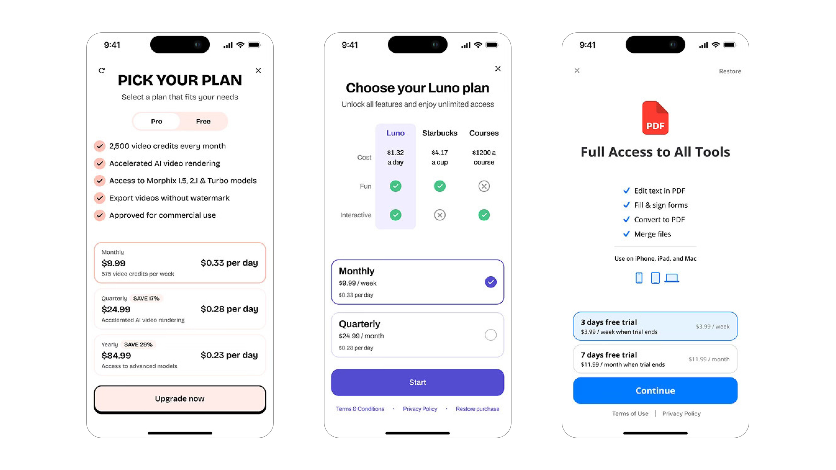 Paywall examples #2