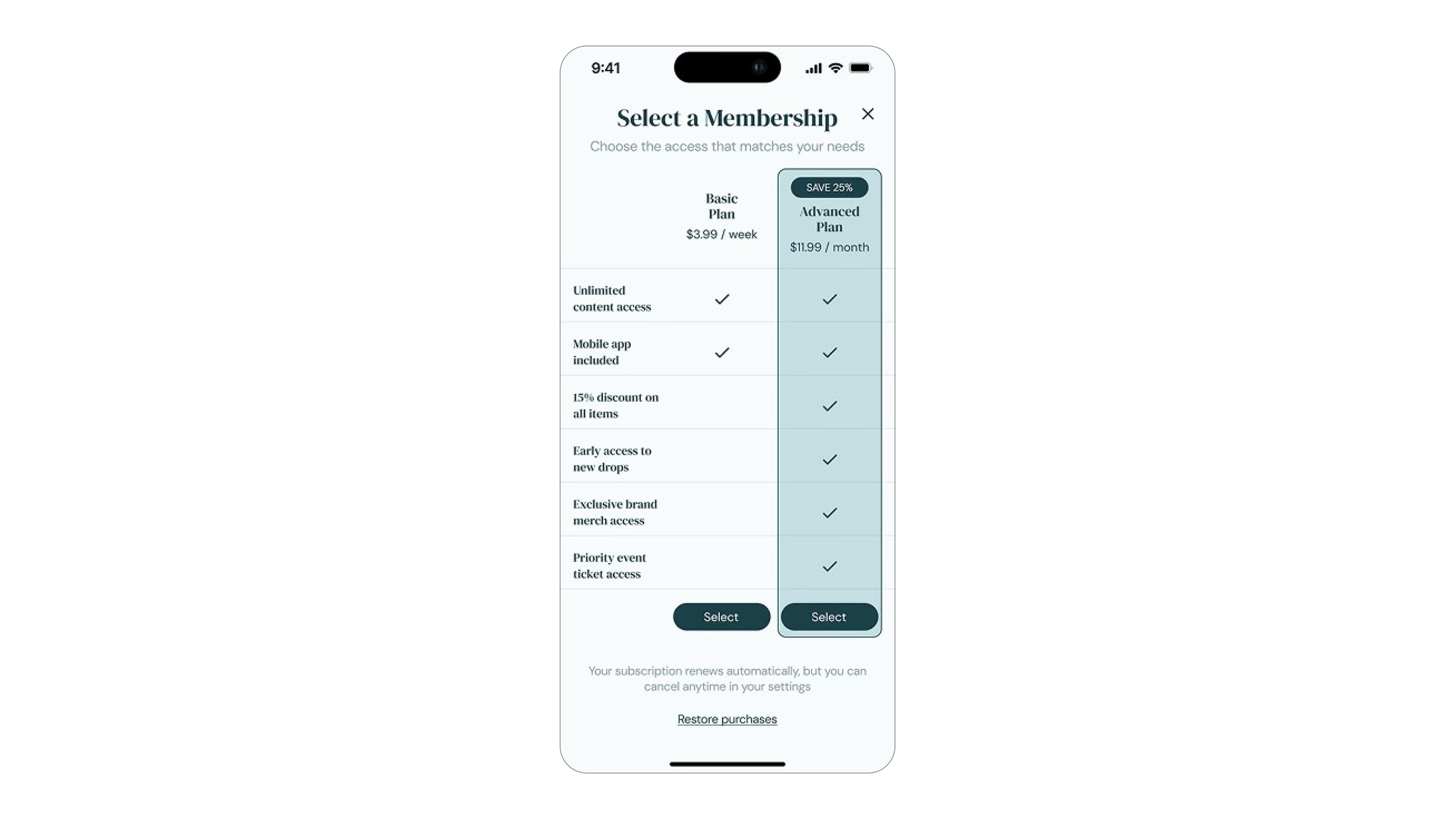 Paywall example #8